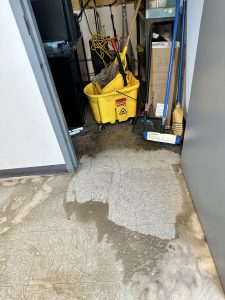 dirty floor